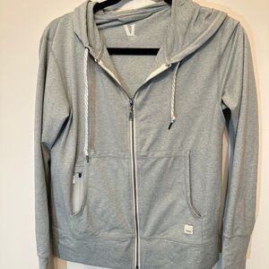 Vuori Hoodie Zip Up grey XS